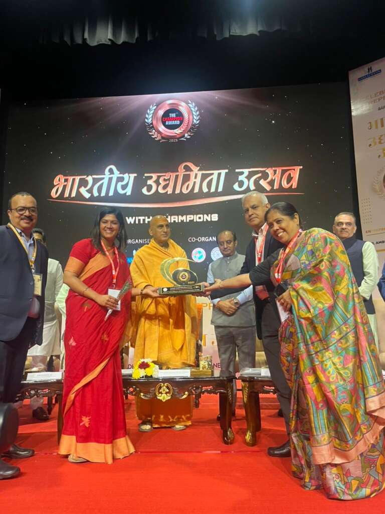 Champion of Women Entrepreneurship - (Recognised by Samadhan)